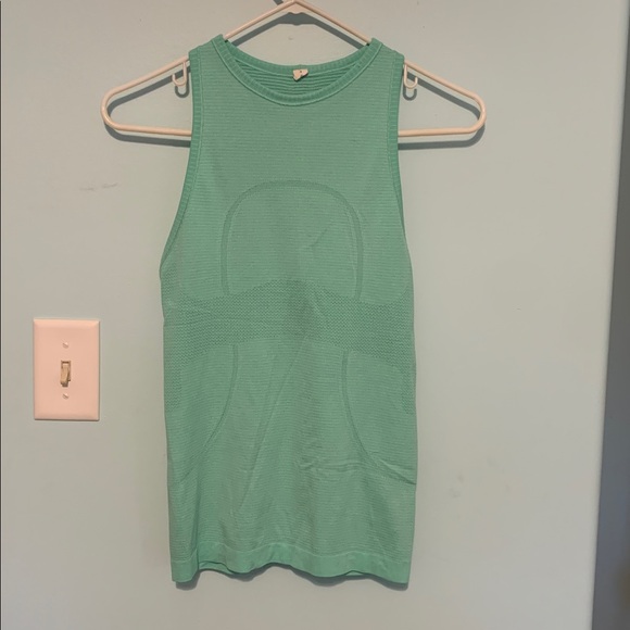 lululemon bundle of Tank Tops in Teal, Pink, and Blue - Picture 4 of 6